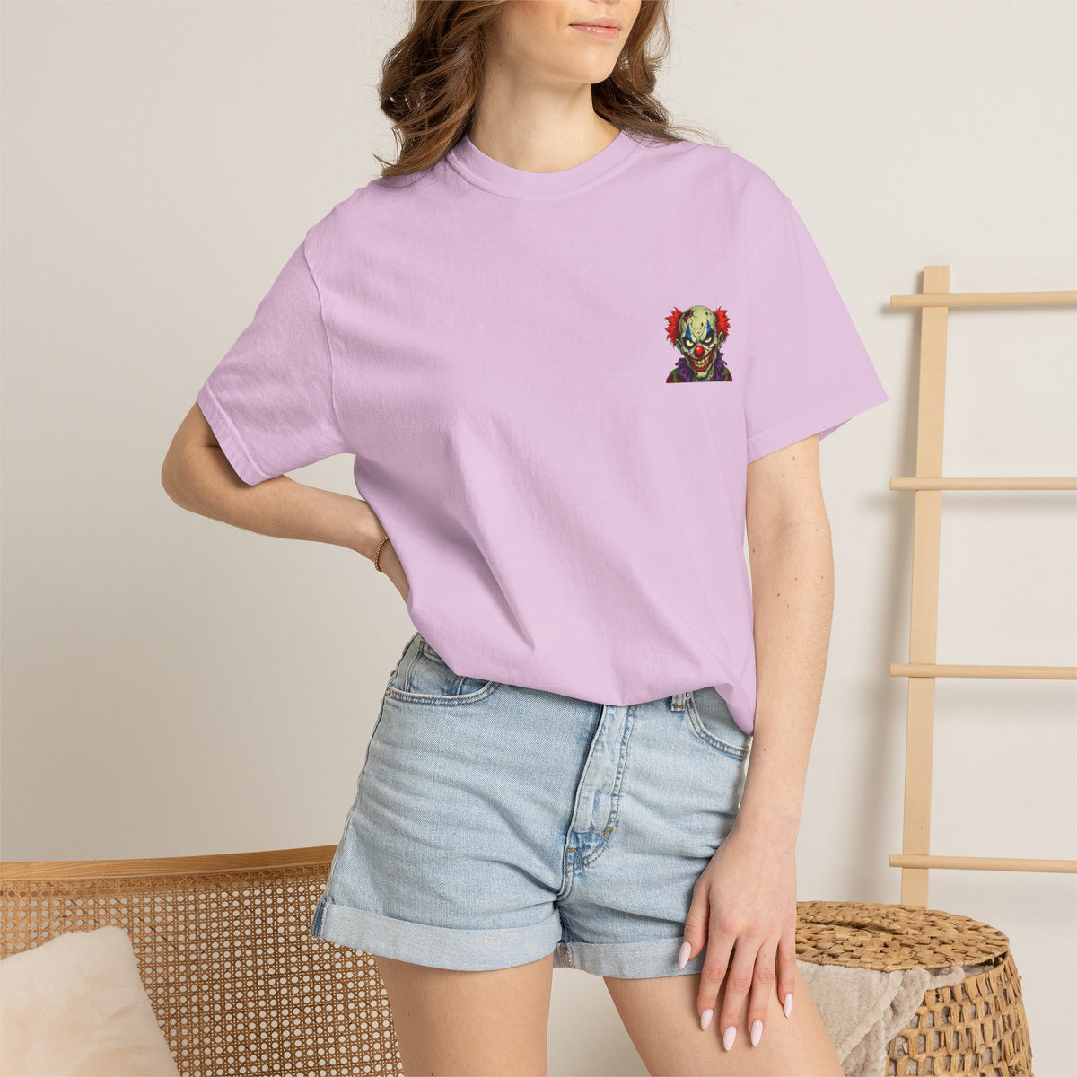 Clown Pop Art T-Shirt — Colorful Horror Graphic Tee