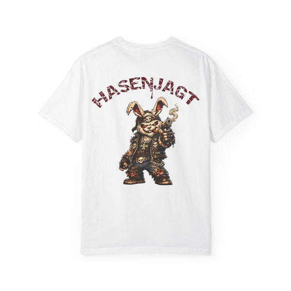 Hasenjagt Bunny Graphic T-Shirt — Vintage Hunter Rabbit Design