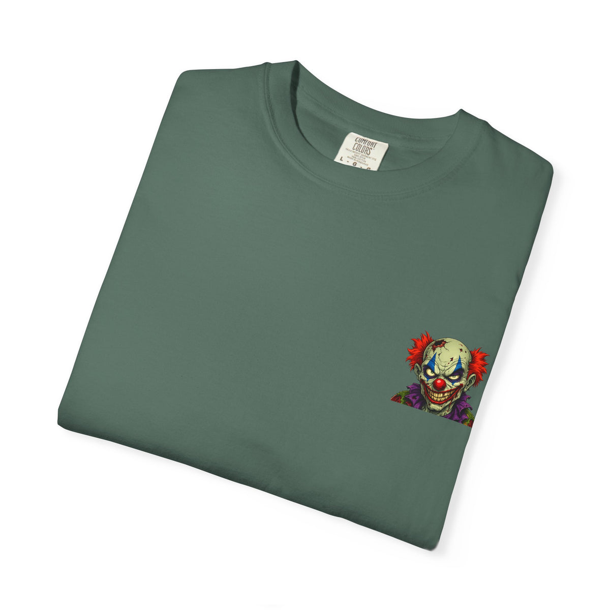 Clown Pop Art T-Shirt — Colorful Horror Graphic Tee