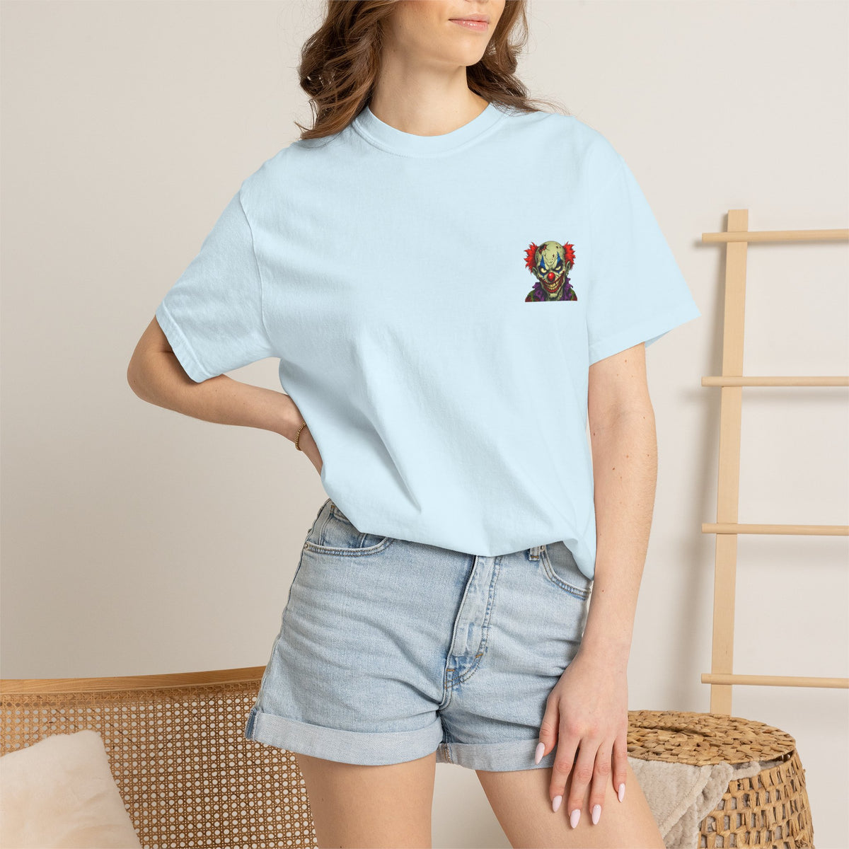 Clown Pop Art T-Shirt — Colorful Horror Graphic Tee