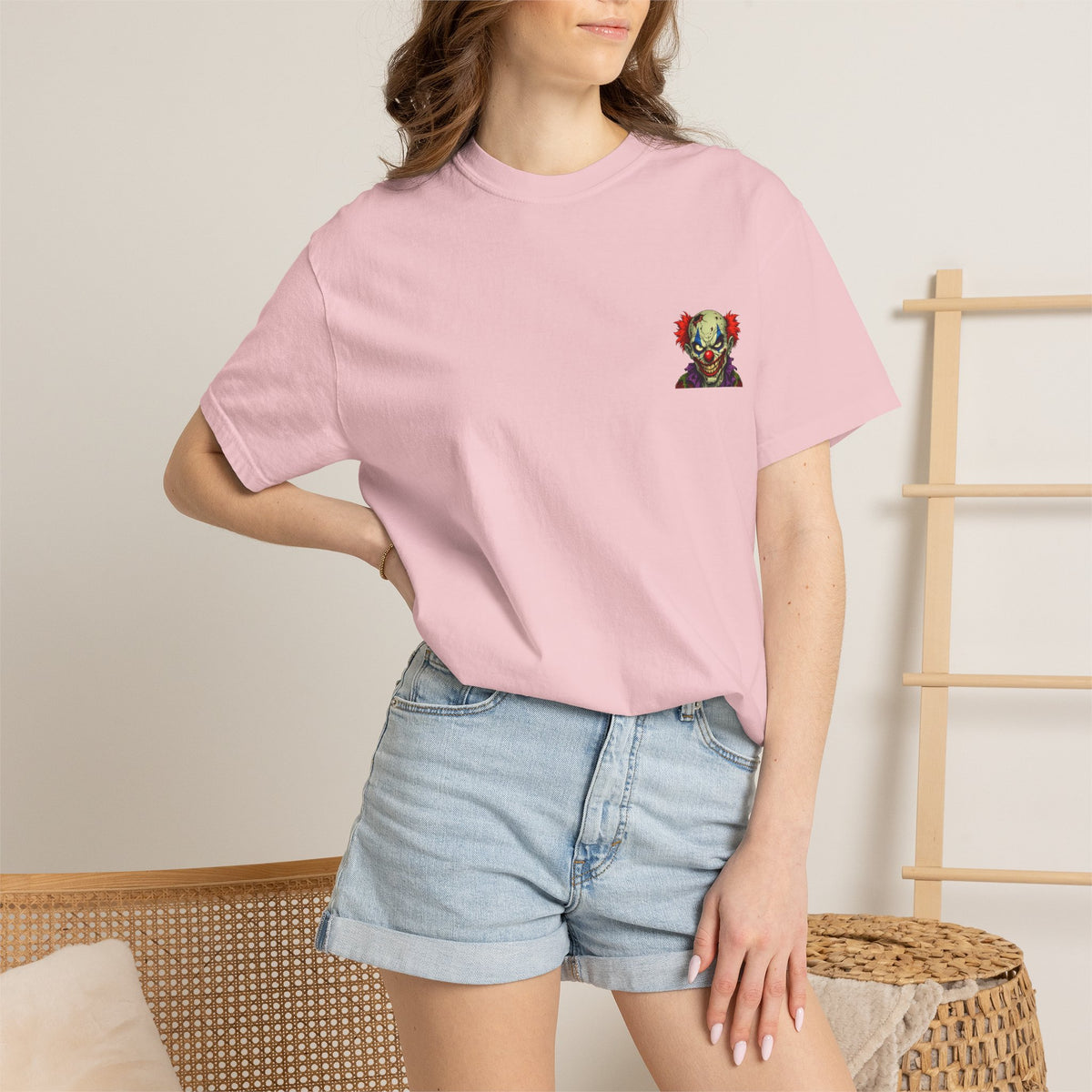 Clown Pop Art T-Shirt — Colorful Horror Graphic Tee