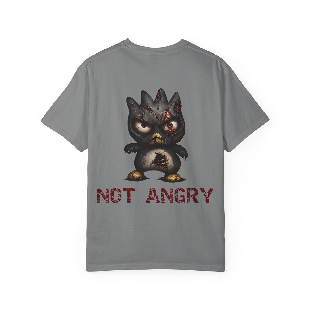 Not Angry T-Shirt — Cute Grumpy Monster Graphic Tee