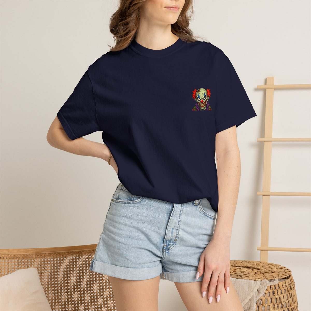 Clown Pop Art T-Shirt — Colorful Horror Graphic Tee