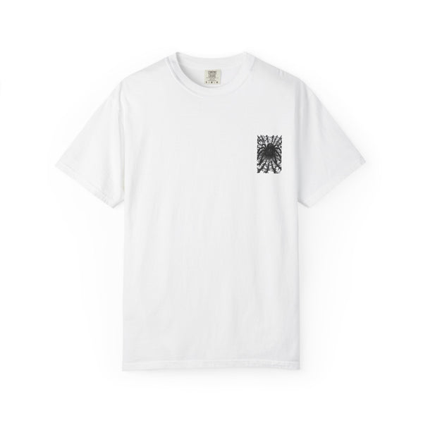 Spider Web Graphic T-Shirt — Large Back Print with Small Chest Logo